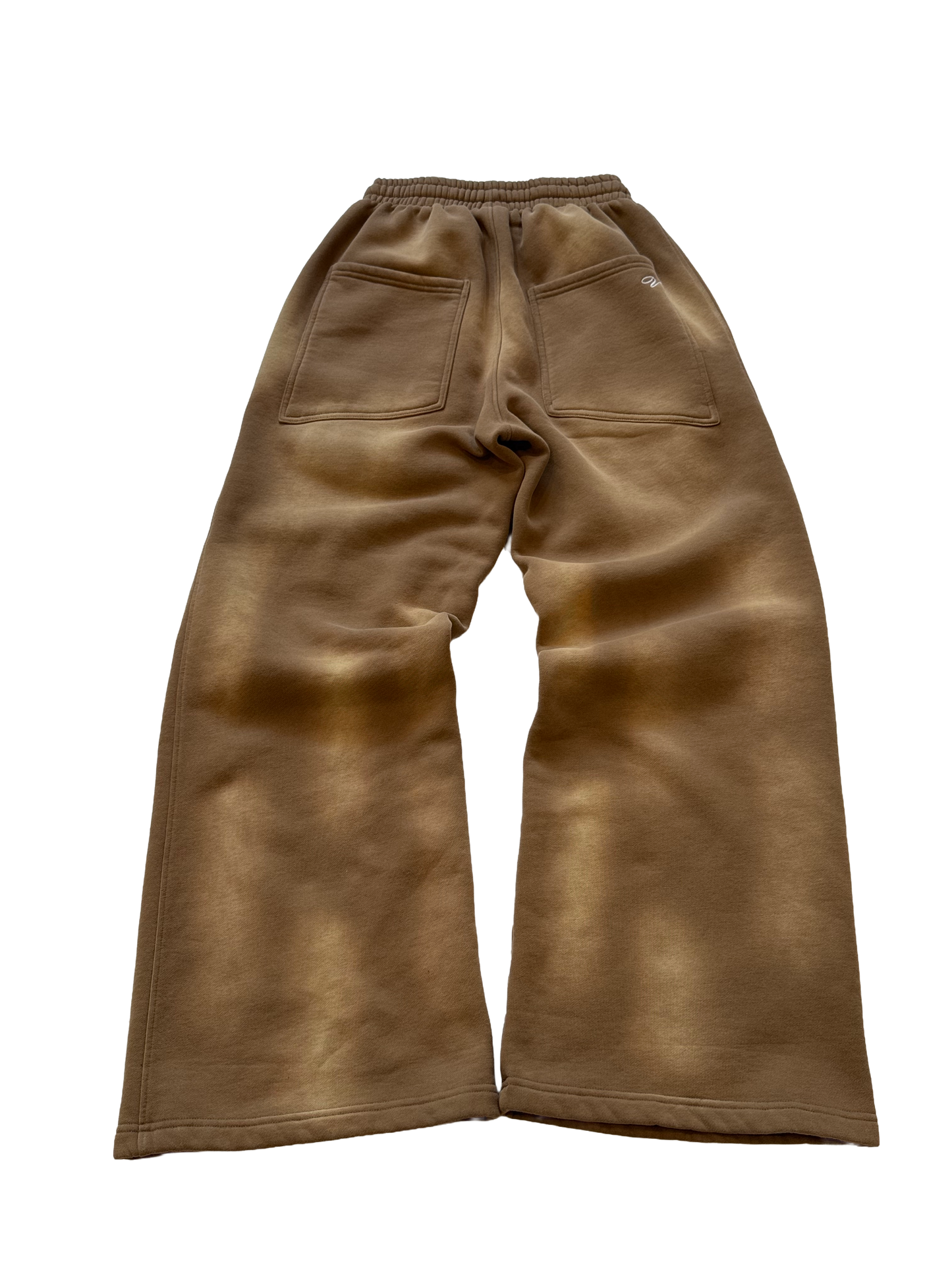 Baggy Acid Wash Sweatpants (brown)