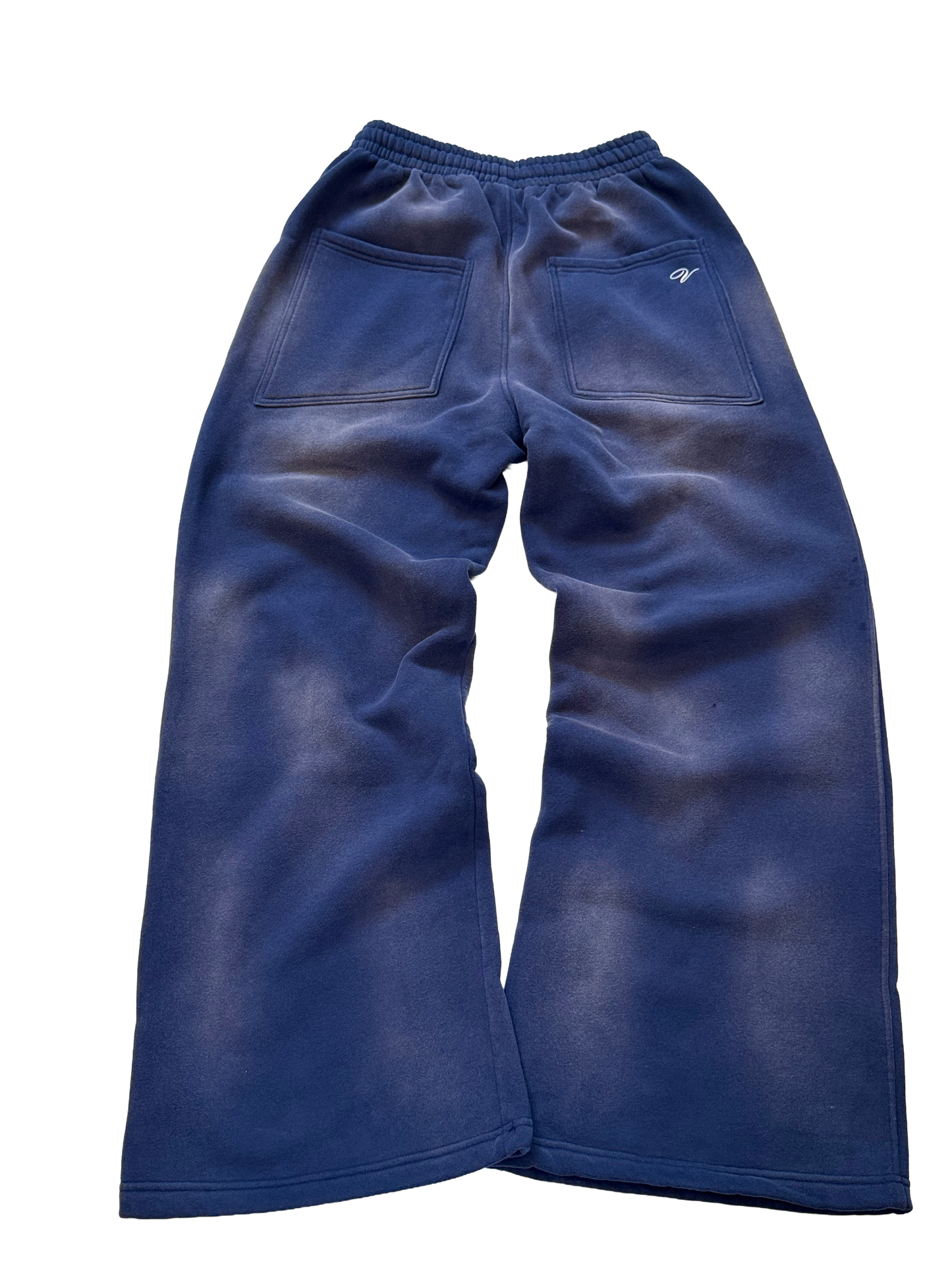 Baggy Acid Wash Sweatpants (blue)
