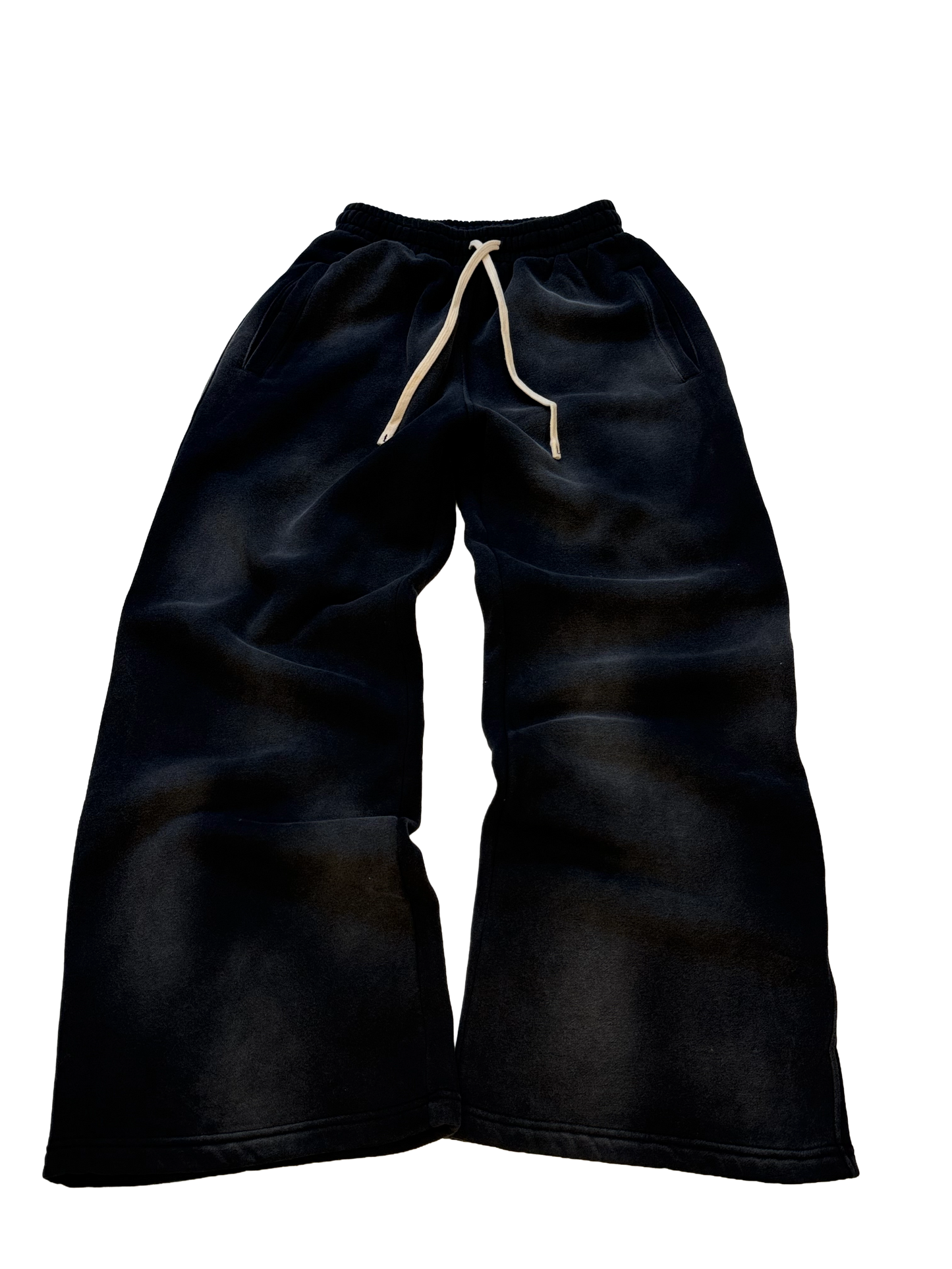 Baggy Acid Wash Sweatpants (black)