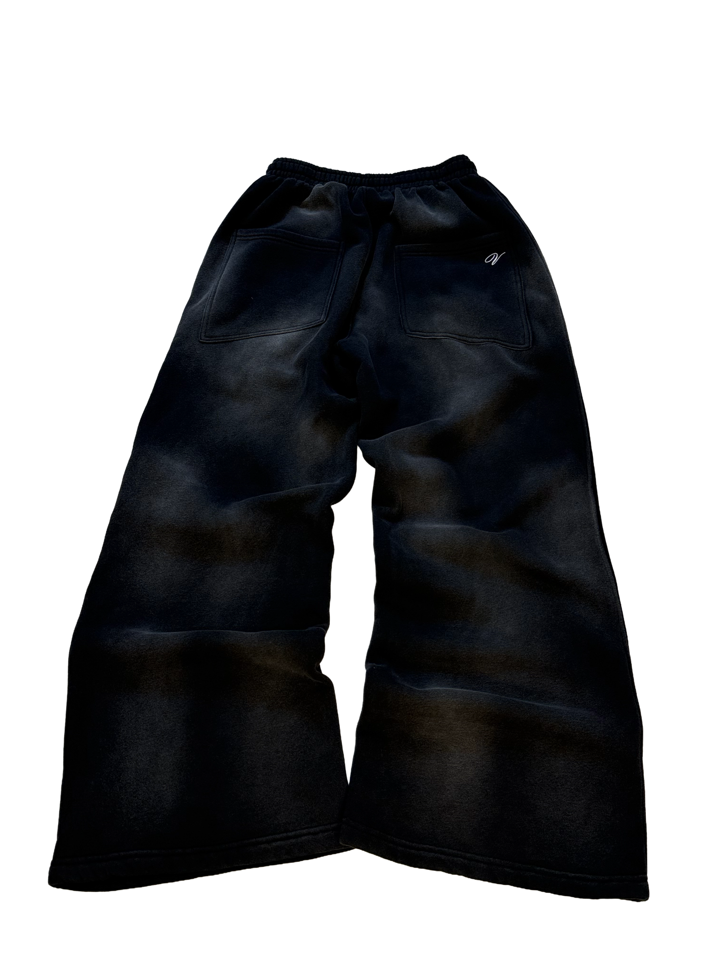 Baggy Acid Wash Sweatpants (black)