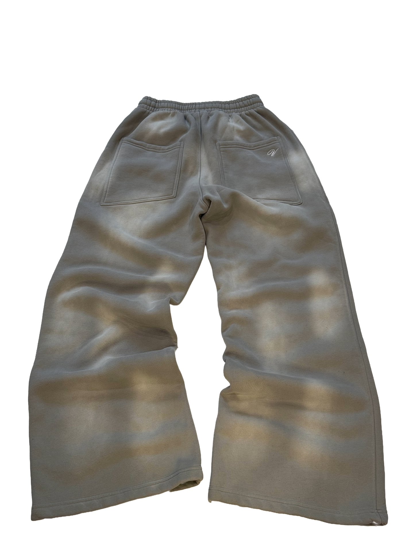 Baggy Acid Wash Sweatpants (Gray)